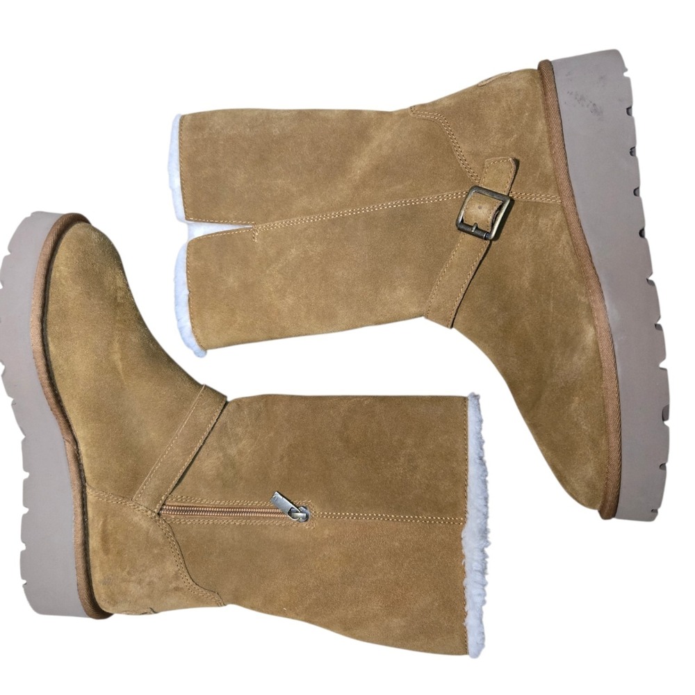 Koolaburra by UGG  Kelissa Tall Women's Tan Size 9 Suede Buckle Strap 1145874